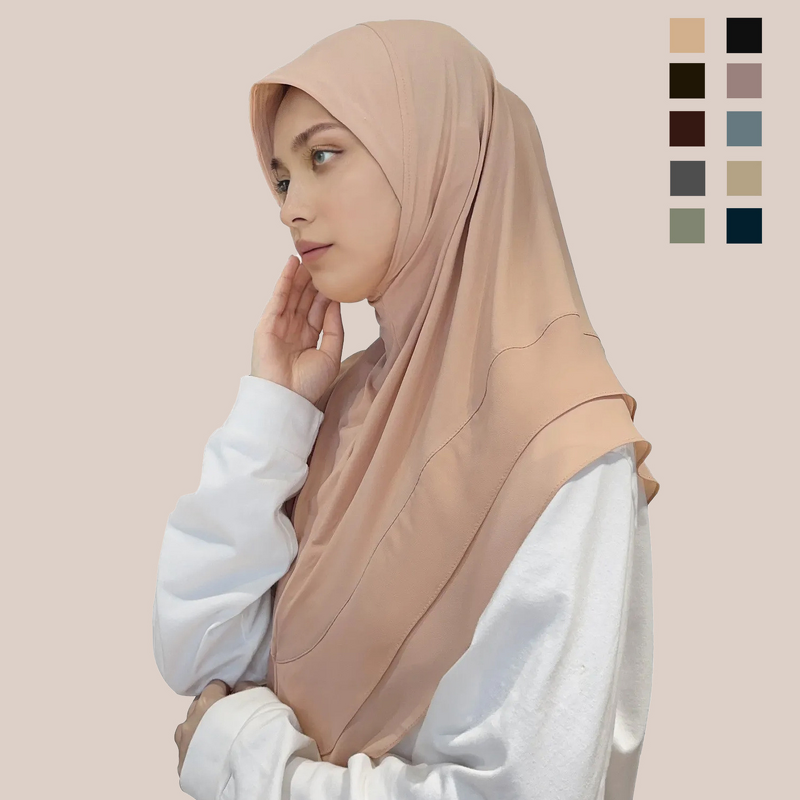 Amira Instant Hijab Manufacturer - Wholesale Easy Wear One Piece Chiffon