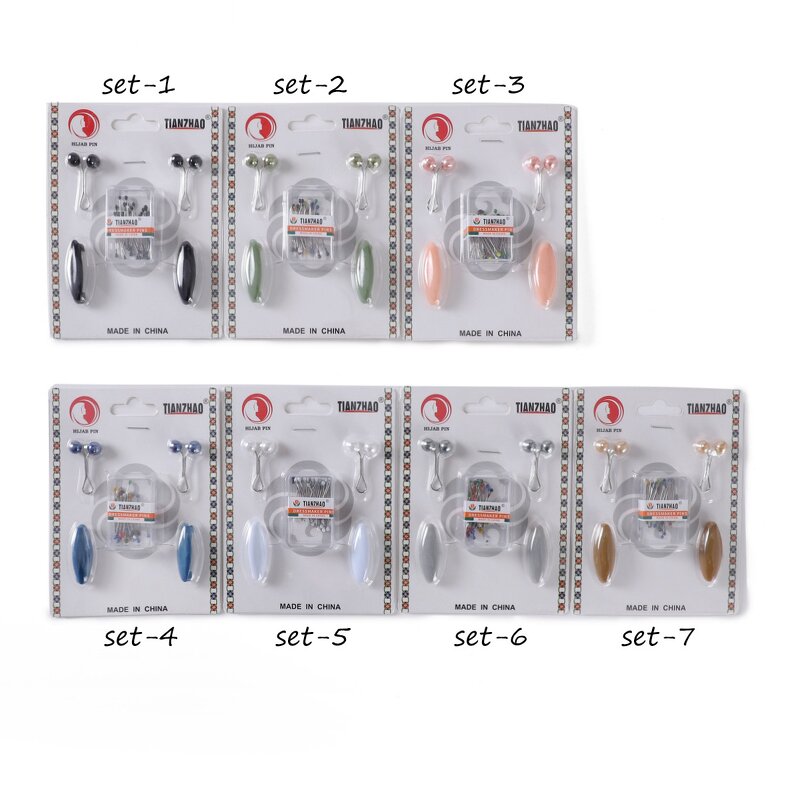 Hijab Pin Set Manufacturer - Wholesale 5-Piece Safety Pin Accessories