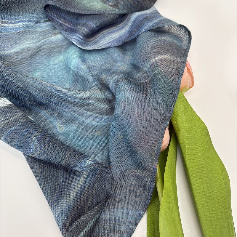 Modal Hijab Manufacturer - OEM Double Sided Floral Long Scarf