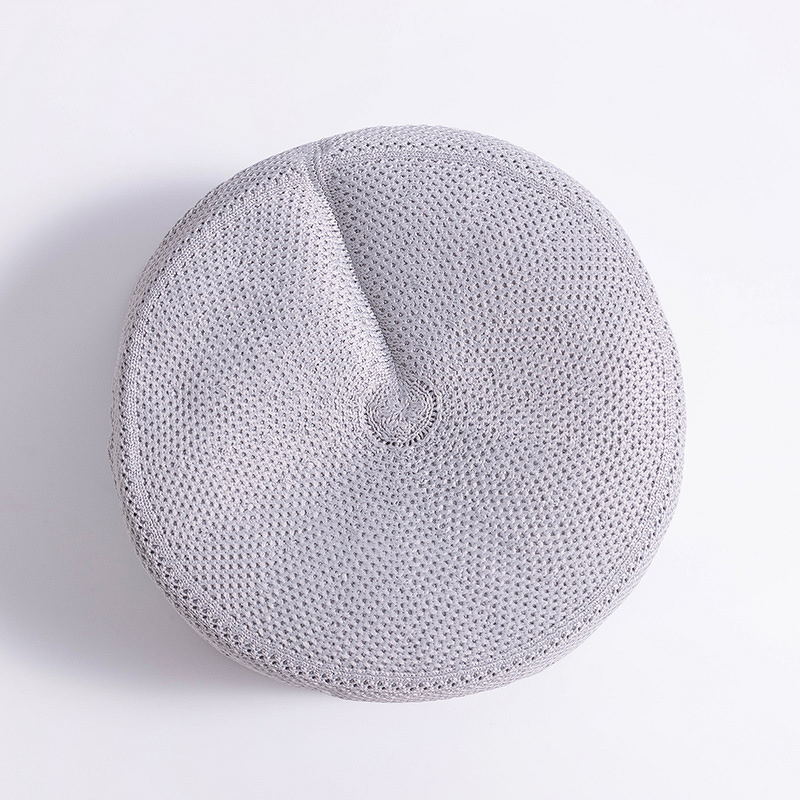 Men Prayer Caps Manufacturer - Wholesale Solid Breathable Knit Kufi Hats