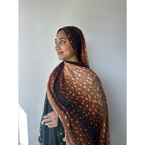 Printed Jersey Hijab Manufacturer - Custom Luxury Double Sided Scarf