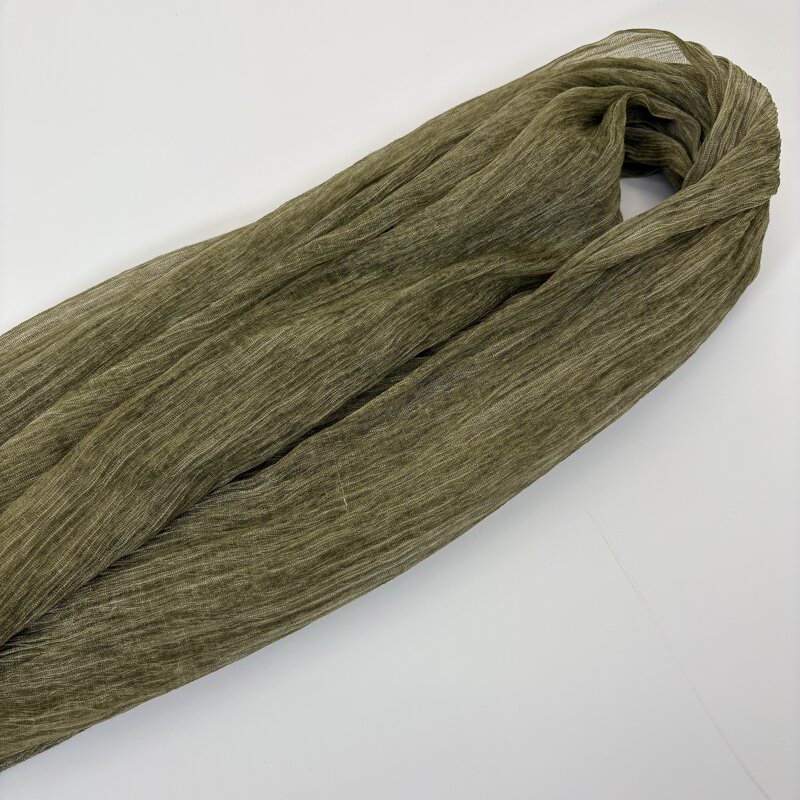 Silk Wrinkle Hijab Factory - OEM Dirty Dyeing Plain Unique Veil