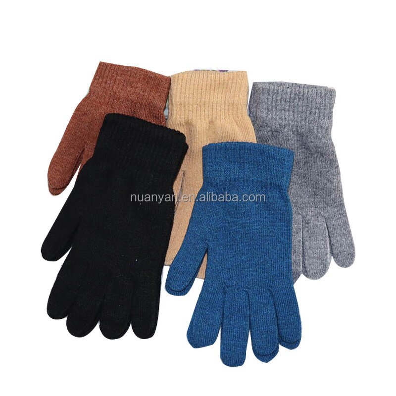 Outdoor Knitted Gloves Supplier - New Design Candy Color Winter Adult Spring and Autumn Split Finger