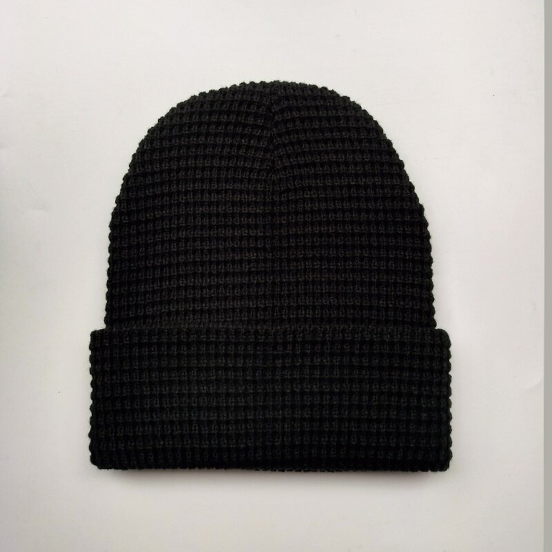 Winter Knitted Hat Supplier - OEM/ODM Spot Custom Thickened Seamless Jacquard Acrylic Waffle