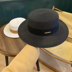 Leisure Art Sun Hat Factory - Spring Summer Thin Hollow Painter Hat Beret Straw for Men Women