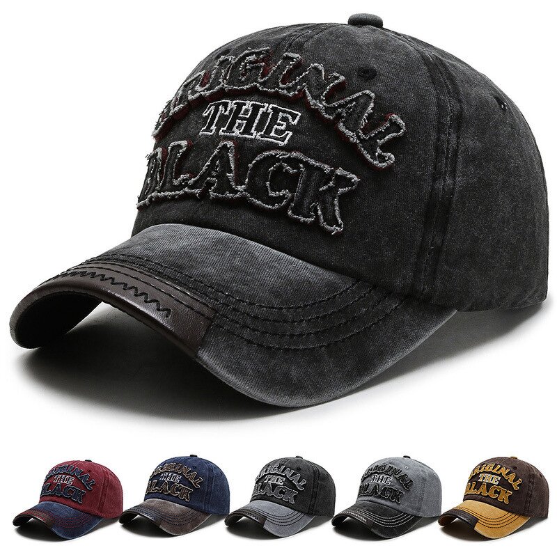 Trucker Hat Supplier - Wholesale Adjustable Solid Color Outside Cotton Sport Washed Vintage