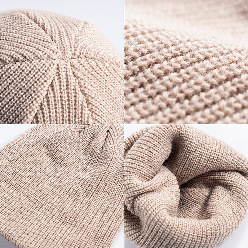 Knitted Beanies Factory - Factory Direct Selling Acrylic High Elastic Comfortable Thickened