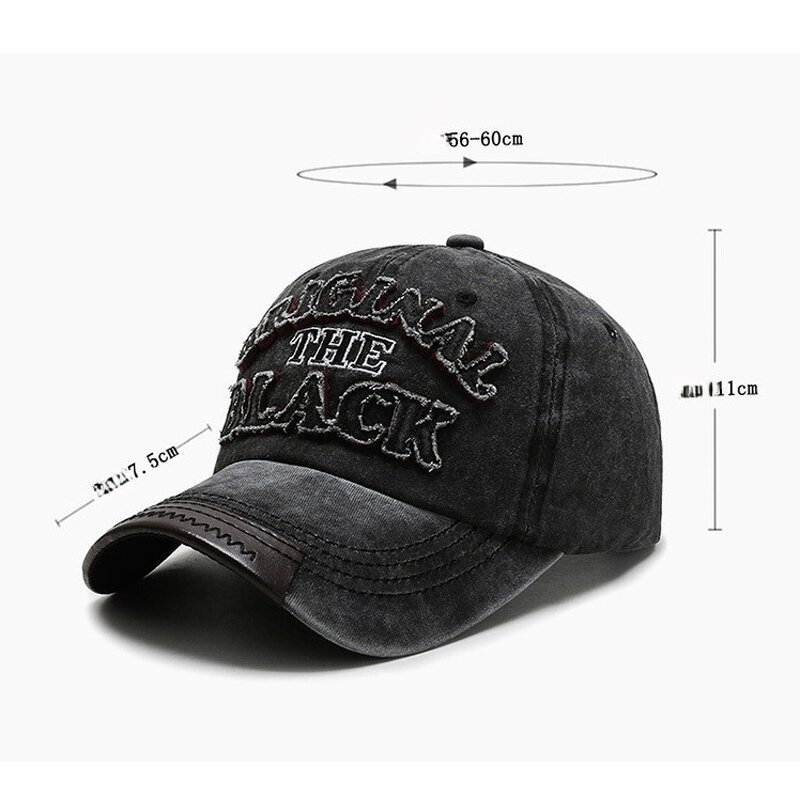 Trucker Hat Supplier - Wholesale Adjustable Solid Color Outside Cotton Sport Washed Vintage