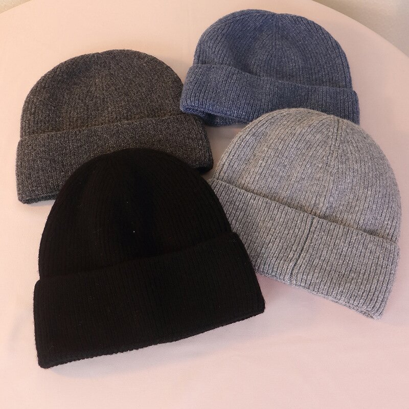 Wool Blend Hat Factory - OEM/ODM Autumn Winter New Ladies Warm Knitted Jacquard Casual