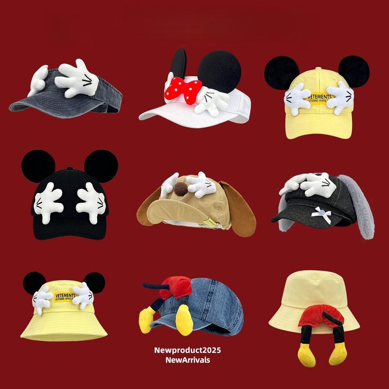 Dog Sun Hat Manufacturer - OEM/ODM Japanese Style Cute Sun Protection Face-Slimming Bucket Hat