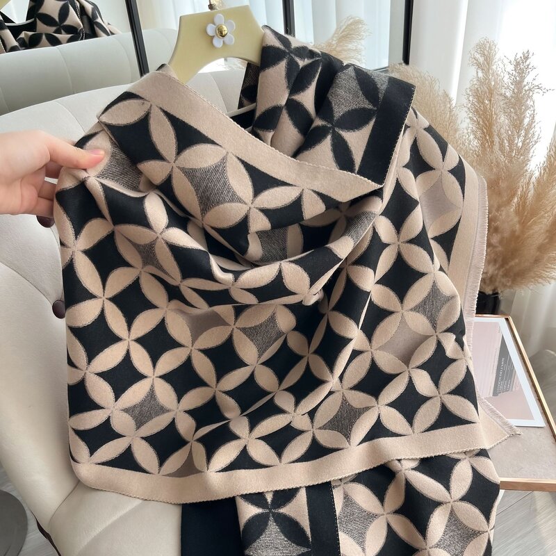 Plaid Scarf Manufacturer - New Fashion High Quality Windproof Nordic Autumn Winter Soft Warm Loop