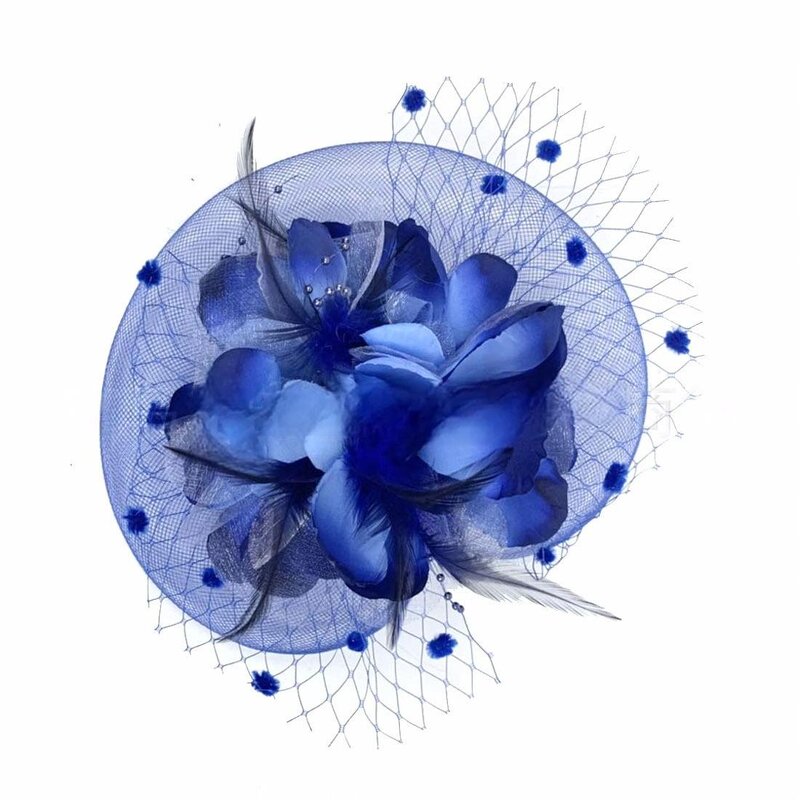 Formal Headdress Supplier - Light Luxury Euro-American Style Solid Color Horse Racing Church