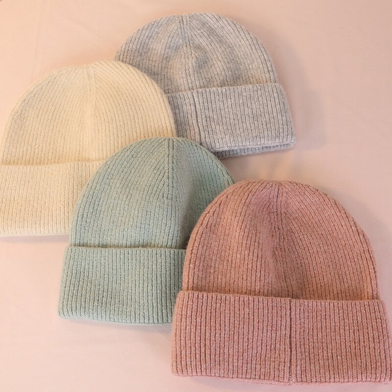 Wool Blend Hat Factory - OEM/ODM Autumn Winter New Ladies Warm Knitted Jacquard Casual