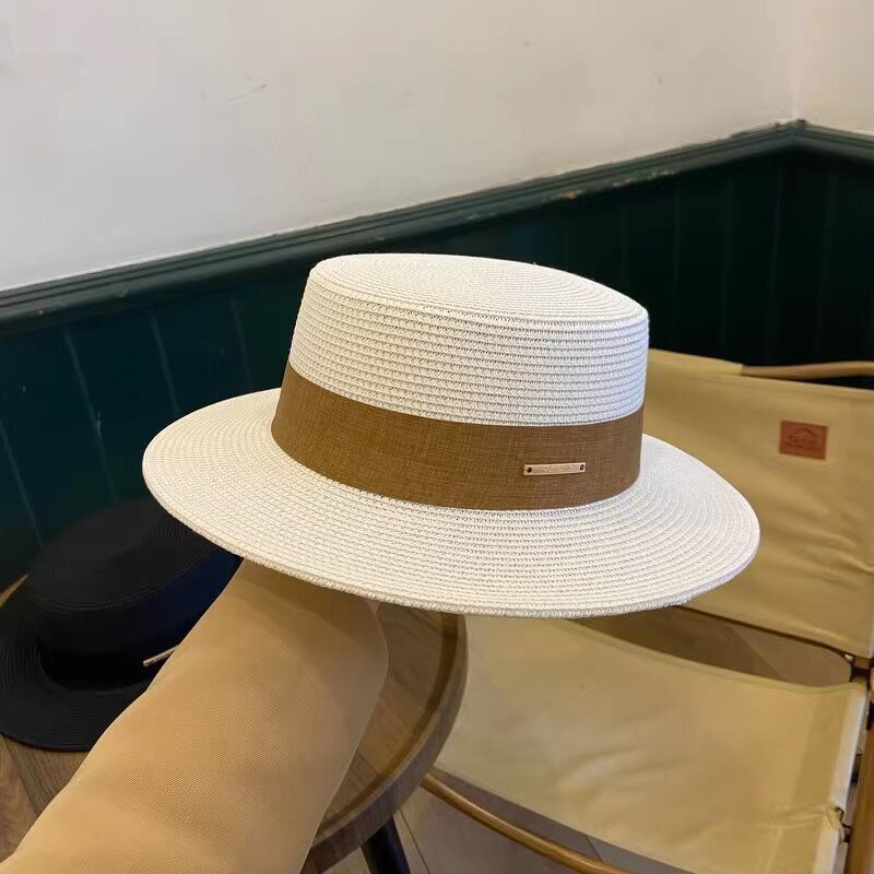 Leisure Art Sun Hat Factory - Spring Summer Thin Hollow Painter Hat Beret Straw for Men Women