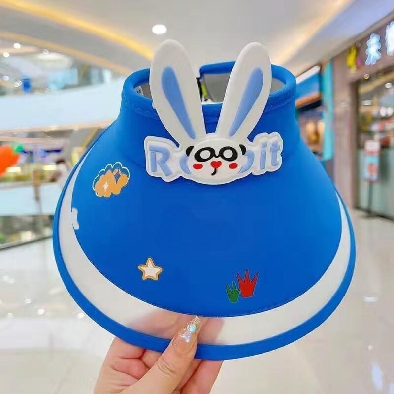 Children Topless Visor Hat Supplier - Hot Sale Casual Collapsible Multi-Color UV-resistant Breathable