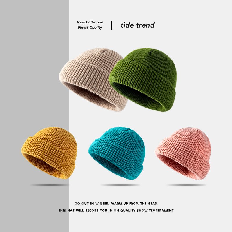 Knitted Beanies Factory - Factory Direct Selling Acrylic High Elastic Comfortable Thickened
