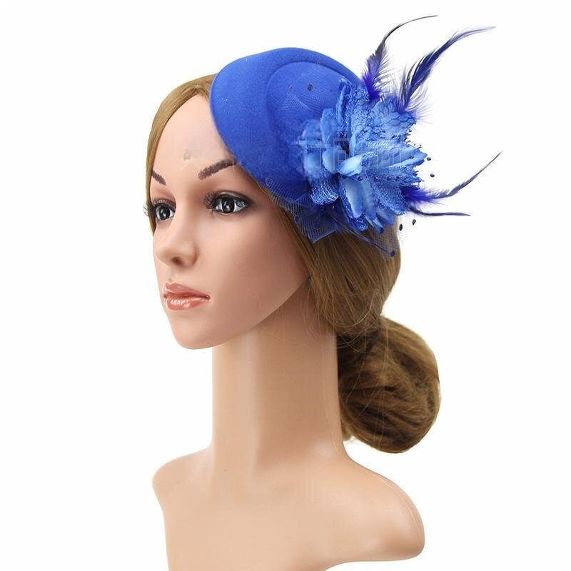 Vintage Veil Hair Accessories Factory - High Quality Factory Direct Flowers Feather Fascinator
