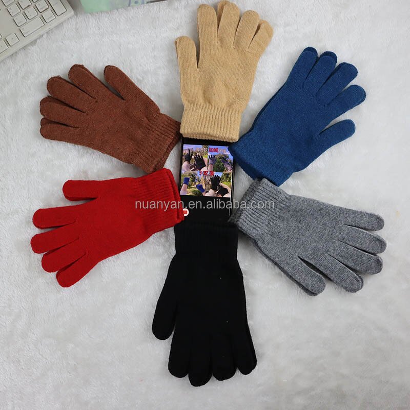 Outdoor Knitted Gloves Supplier - New Design Candy Color Winter Adult Spring and Autumn Split Finger