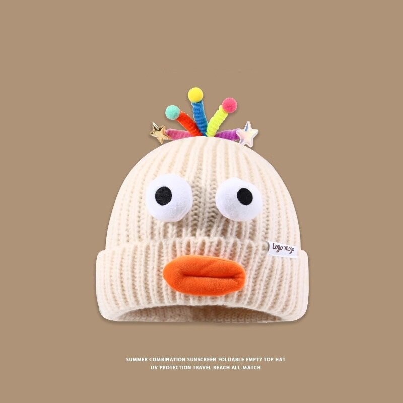 Sausage Lips Hat Manufacturer - OEM/ODM Cute Comfortable Acrylic Yarn Adorable Winter Beanie
