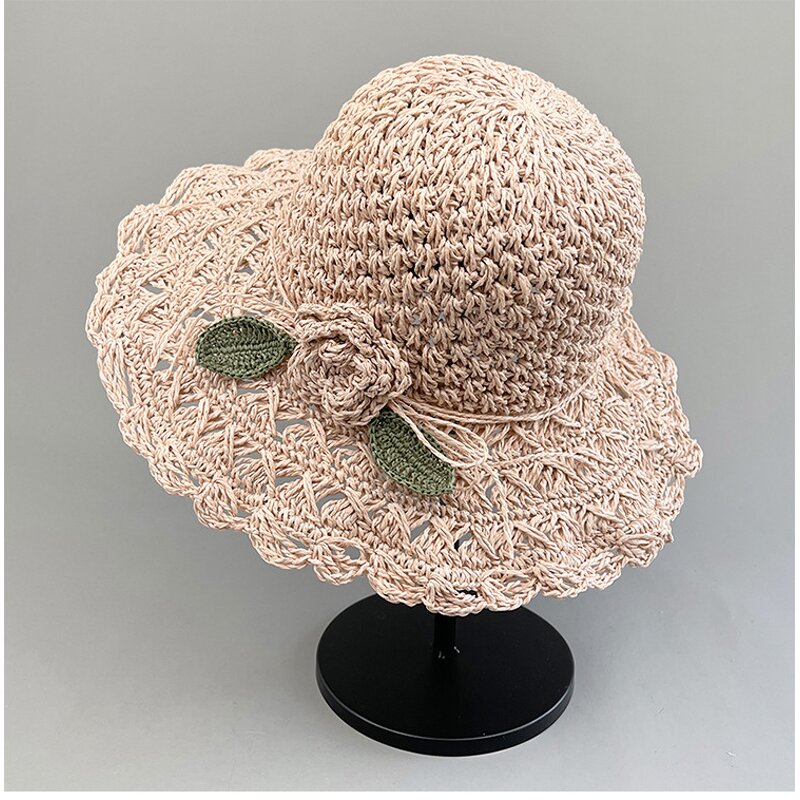 Japanese Simple Flat Top Hat Manufacturer - Summer British Retro Small Top Hat Seaside Holiday