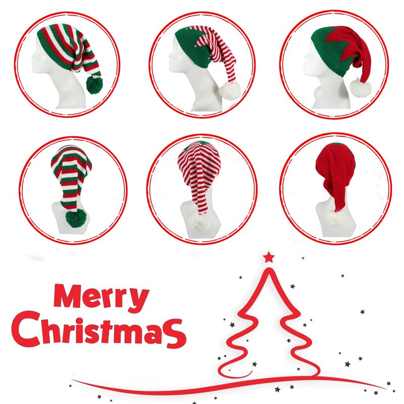 Christmas Jacquard Hat Factory - Wholesale Multi Color Cold with Plush Ball Custom Acrylic