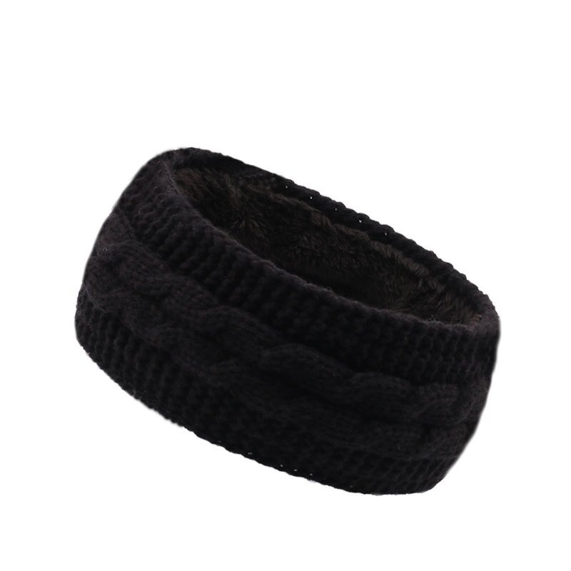 Fleece Headband Factory - OEM/ODM New Winter Lined Knitted Warm Ear Warmer Sports Headwear
