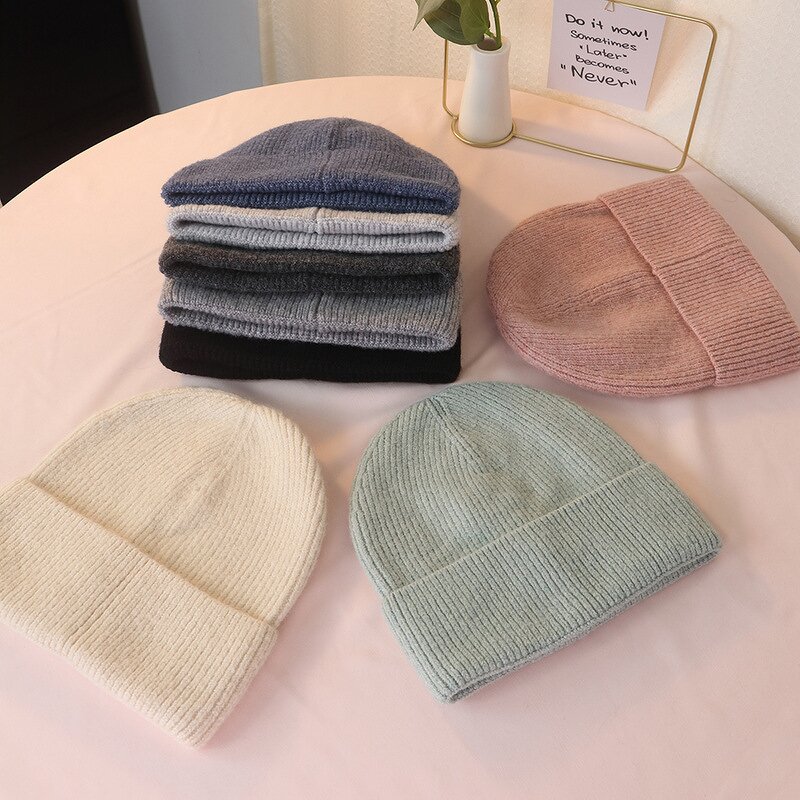 Wool Blend Hat Factory - OEM/ODM Autumn Winter New Ladies Warm Knitted Jacquard Casual