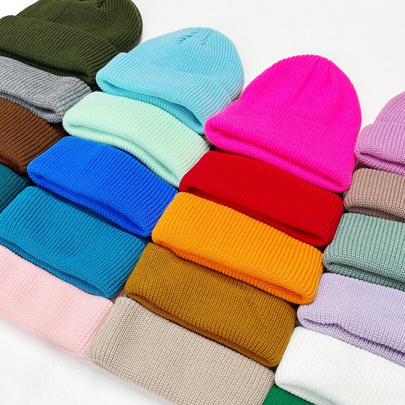 Solid Color Knitted Hat Supplier - OEM/ODM Premium Autumn Winter New Large Head Warm Versatile