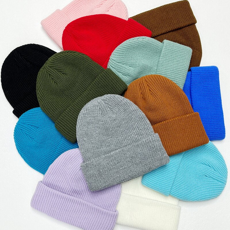 Solid Color Knitted Hat Supplier - OEM/ODM Premium Autumn Winter New Large Head Warm Versatile