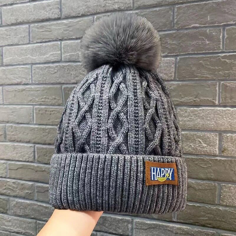 Baby Beanie Supplier - OEM/ODM New Arrival Custom Thicken Knitted with Pompom Acrylic