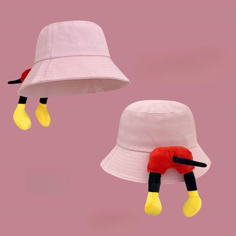 Dog Sun Hat Manufacturer - OEM/ODM Japanese Style Cute Sun Protection Face-Slimming Bucket Hat