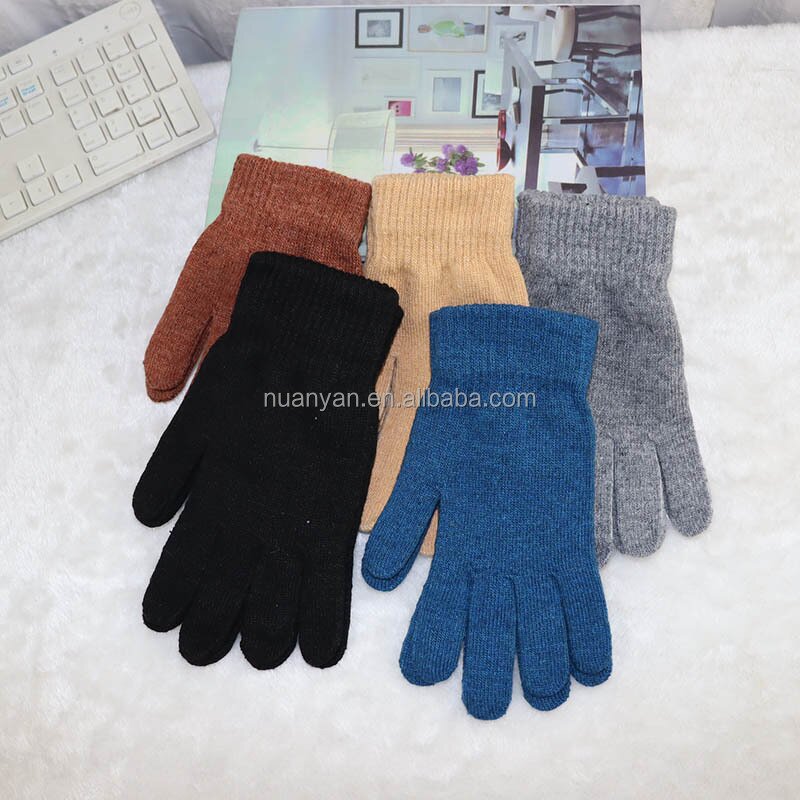 Outdoor Knitted Gloves Supplier - New Design Candy Color Winter Adult Spring and Autumn Split Finger