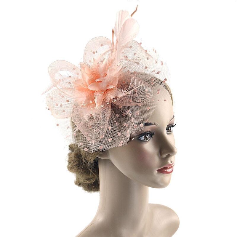 Retro Fascinator Headpiece Supplier - Wholesale Elegant Versatile European-American Style Mesh