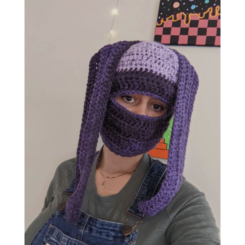 Long Beard Horn Hat Factory - OEM/ODM New Hot Selling Funny Personality Pure Hand-Knitted Pullover