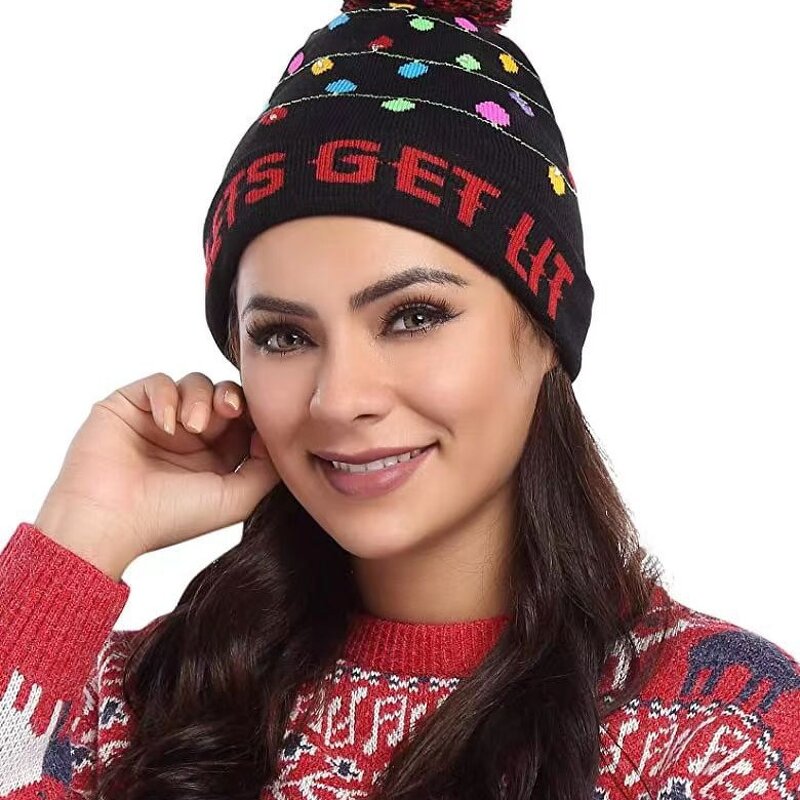 Christmas Knitted Beanies Supplier - OEM/ODM 2025 New Winter Warm Fashion for Women Men