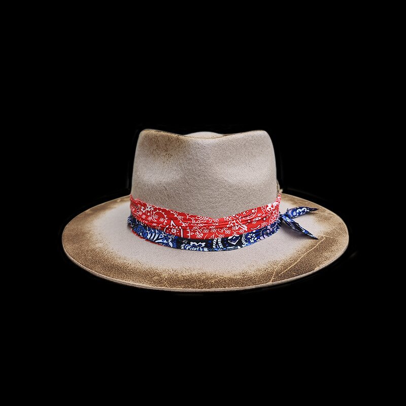 Hard Denim Jazz Hat Supplier - Wholesale High Quality Breathable Western Prairie Foldable British