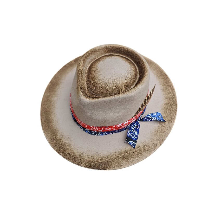 Hard Denim Jazz Hat Supplier - Wholesale High Quality Breathable Western Prairie Foldable British