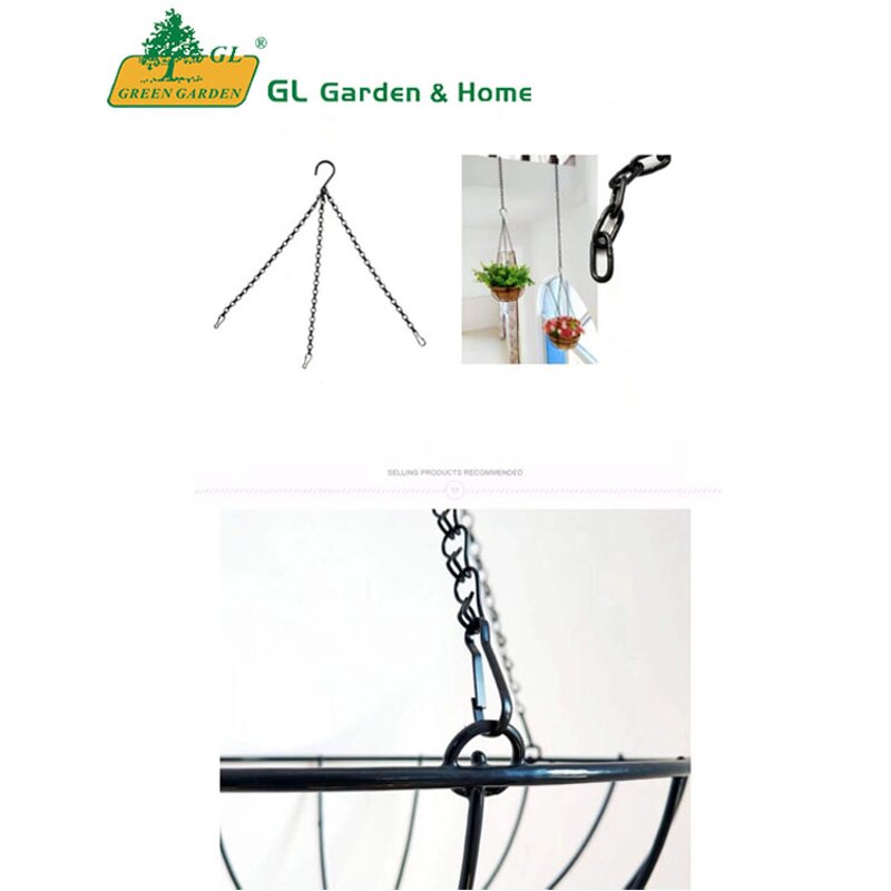 Metal Hanging Planter Manufacturer - Hot Sale New Style Dual Use 10'' Dia Wall