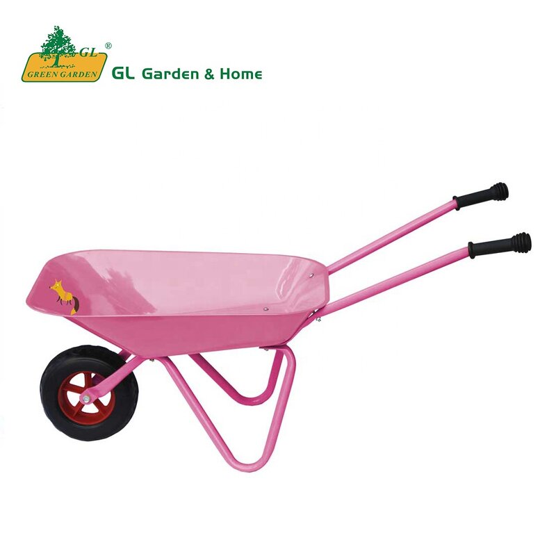 Kids Garden Wheelbarrow Supplier - OEM/ODM Heavy Duty with Strong Metal Frame Design