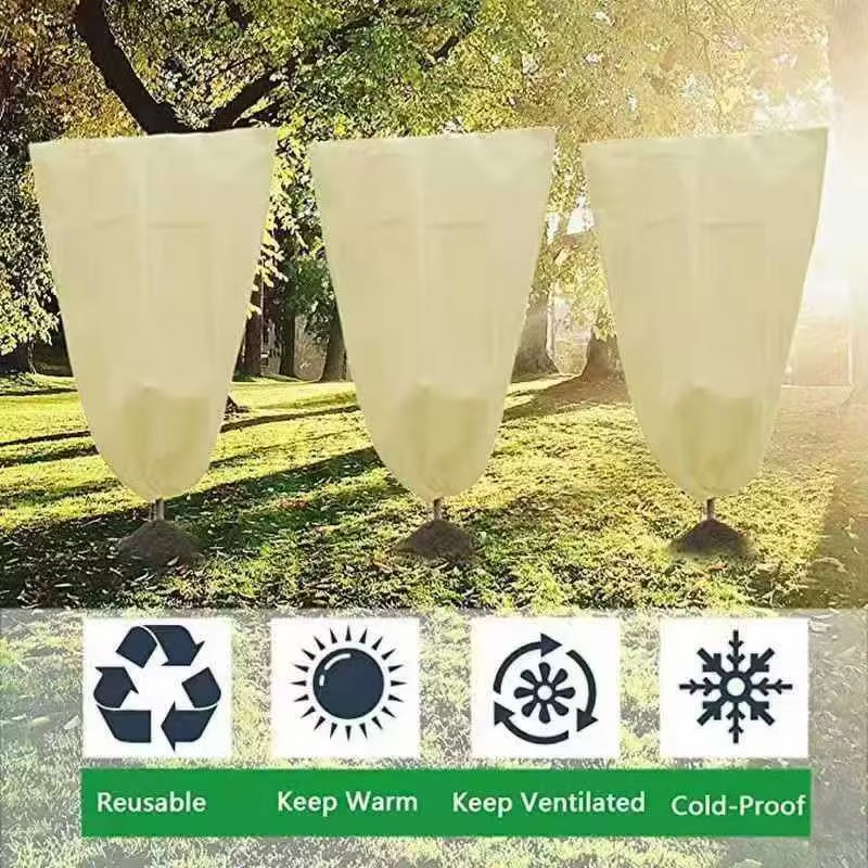 Tree Plant Cover Factory - Outdoor Winter PP Non-Woven Freeze Protection Frost Cloth