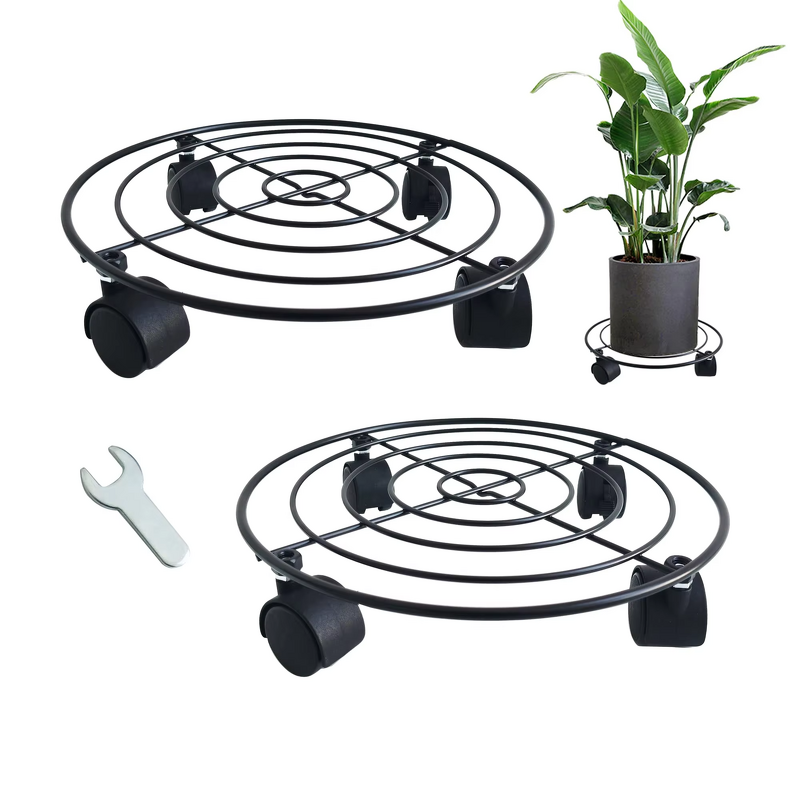 Pot Mover Caddy Factory - Wholesale Indoor Outdoor Metal with Replaceable Wheels