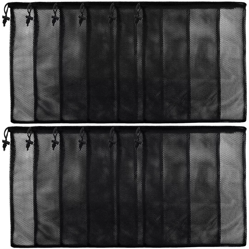 Nylon Mesh Bags Manufacturer - with Drawstring for Storage Travel Camping