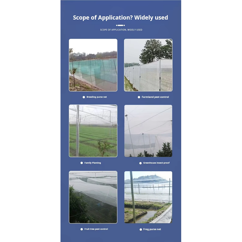 Insect Proof Mesh Manufacturer - M10 Aphid Net for Agricultural Gardens Greenhouses