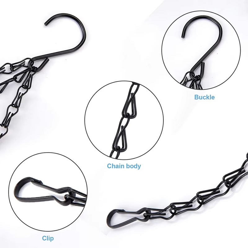 Hanging Basket Chain Supplier - Flower Pot Replacement Chain 3 Point Hanger