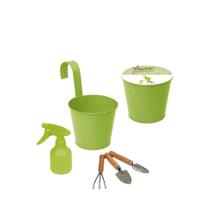 Hanging Pot Herb Planter Supplier - Custom Design Eco-friendly Plastic Metal Kit