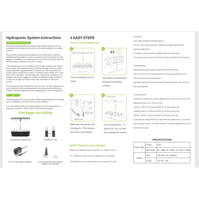 Smart Greenhouse Kit Factory - OEM/ODM Hot Sale 12-Hole with Water Irrigation System