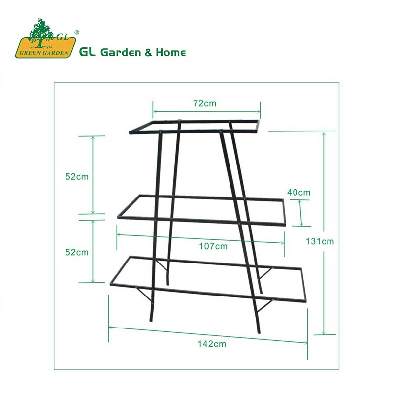 Iron Metal Pot Holder Manufacturer - 2020 Best Seller Home Garden Decor Detachable