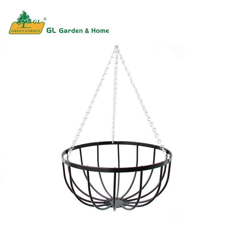 Metal Hanging Planter Manufacturer - Hot Sale New Style Dual Use 10'' Dia Wall