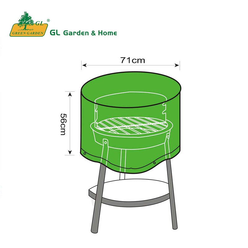 BBQ Kettle Cover Manufacturer - Outdoor Dustproof Waterproof Eco-Friendly Polyester PE