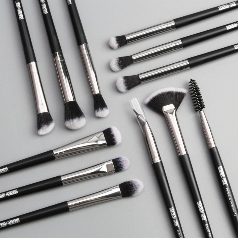 Eye Makeup Brush Factory - OEM 12 Piece Brush Set